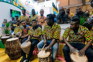 Música en directo en el Stand de Ghana de la Feria Internacional de Turismo de Madrid