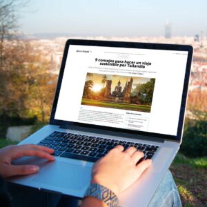 Pin and travel - Otros clientes de marketing digital El Fabricante de Nubes - Mockup de yael_fazy